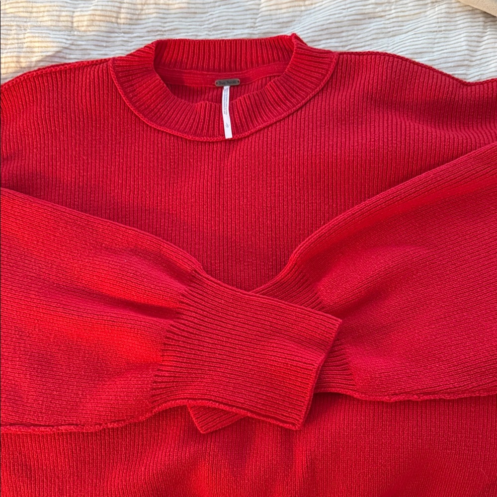 Free People Easy Street Vibrant Red